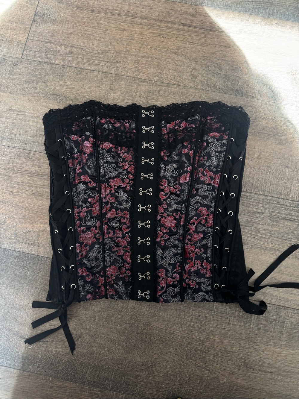 Tripp NYC Y2K Overbust Chinese Dragon Corset